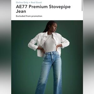 AE77 premium Stovepipe jeans